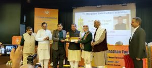 Read more about the article National Award by the Dr. Mangalam Swaminathan Foundation