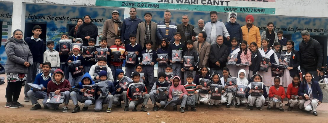 Read more about the article Parishad distributes warmth and wisdom in Jammu schools